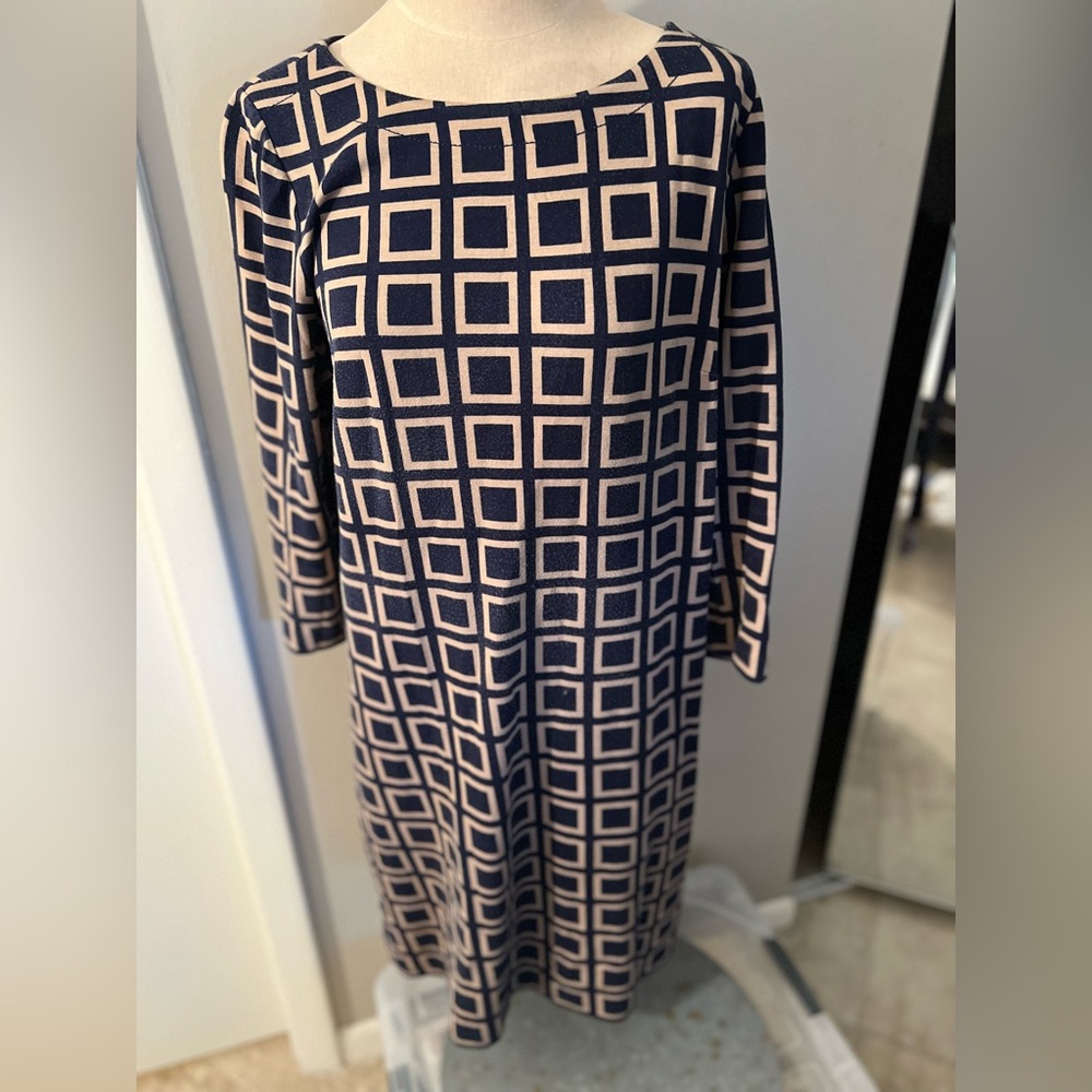 Talbots 3/4 cotton sleeve dress